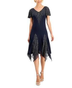 j kara flutter sleeve beaded dress NWT J Kara Flutter Sleeve Beaded Short Cocktail Wedding Dress Blush 4